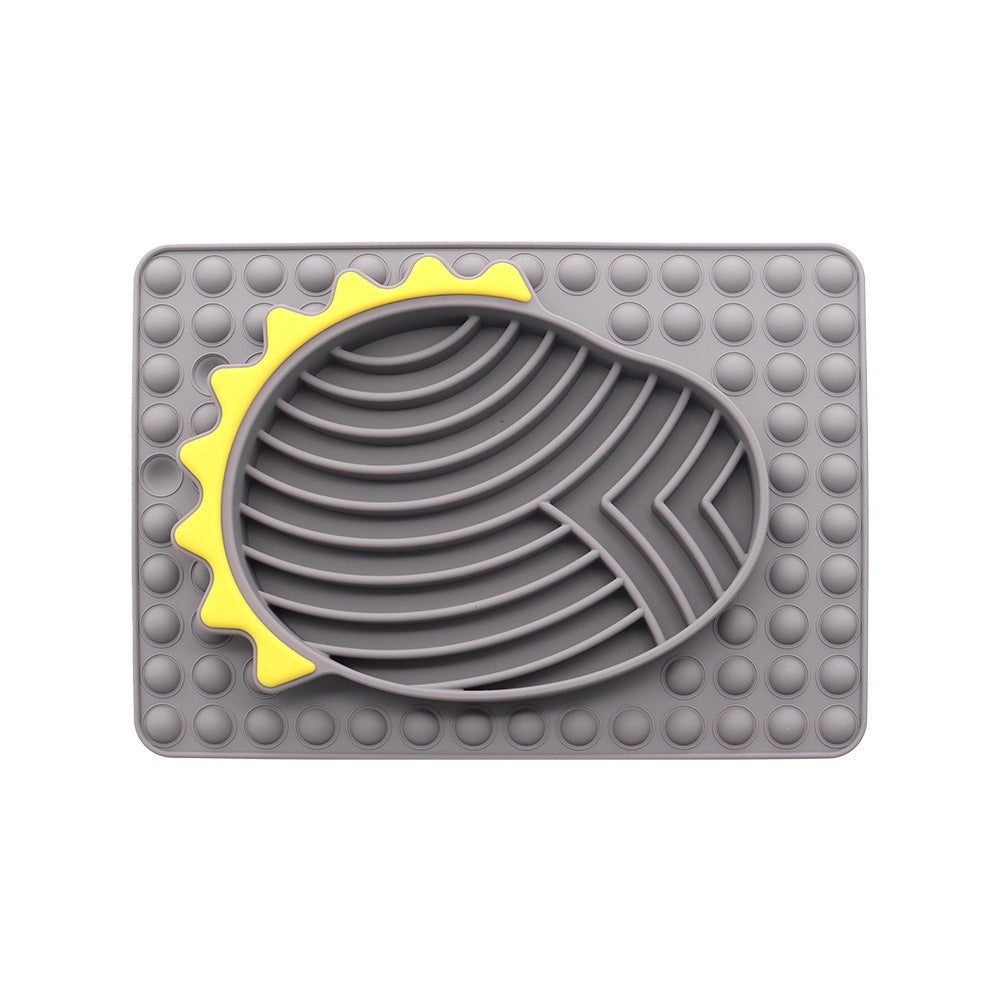 Stable Slow Feeder Licking Mat Dog  Bowl