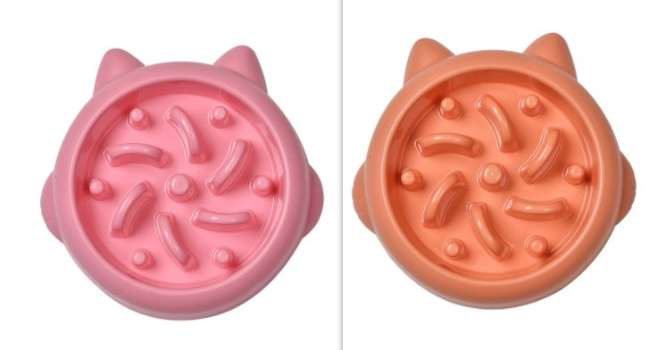 Anti-Choking Slow Feeder Dog Cat Bowl Plate