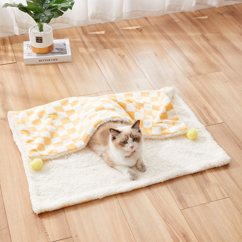 Comfortable Bed For Plush Pet Blanket Cozy