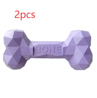 Grinding Bite Resistant Rubber Bone Toy