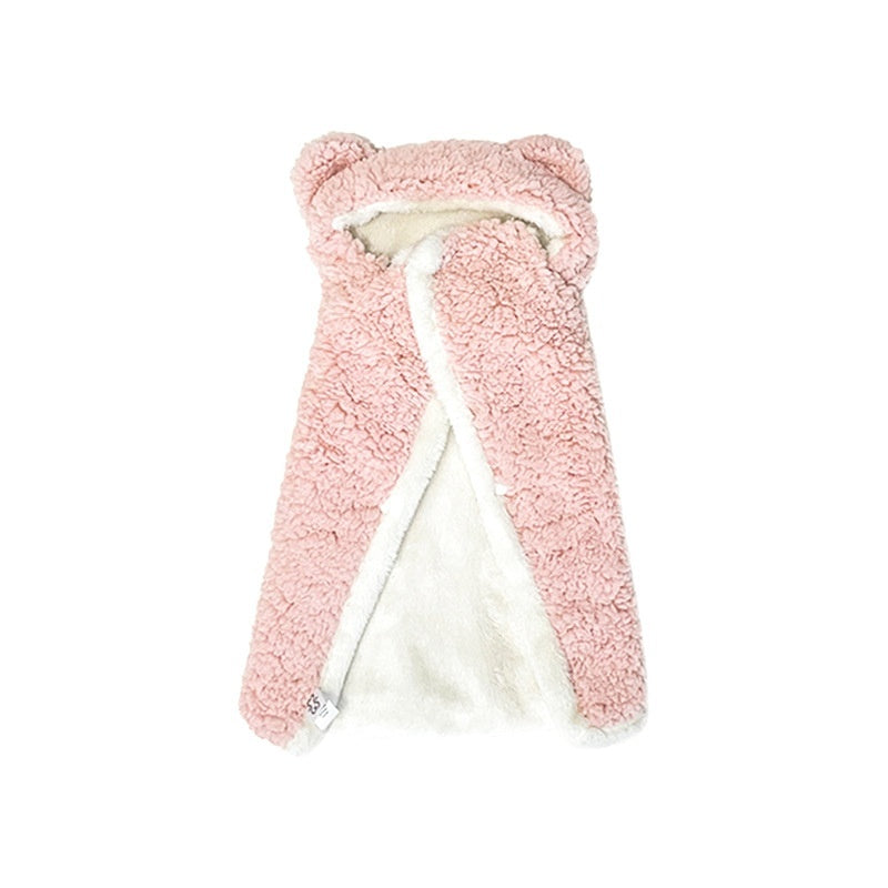 Pet Cloak Cute Cotton Velvet Warm Blanket