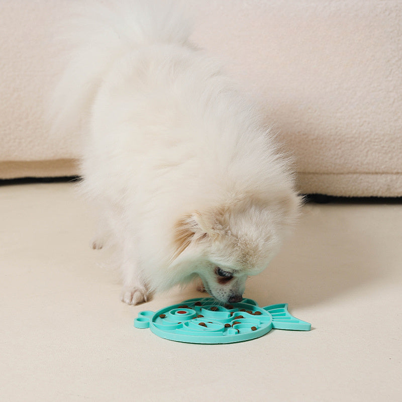 Portable Dog Slow Feeder Licking Pad Bowl