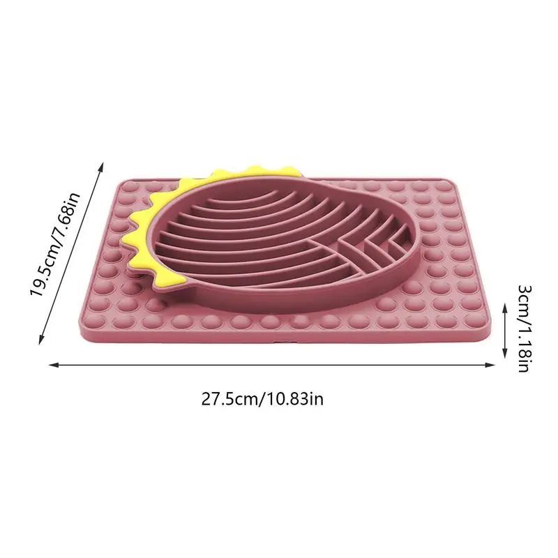 Stable Slow Feeder Licking Mat Dog  Bowl