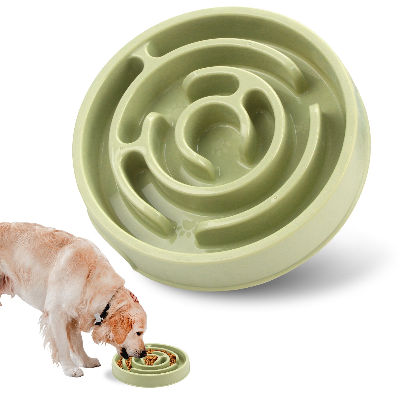 Silicone Dog Slow Feeder Puzzle Bowl Anti-Choking
