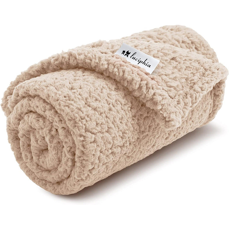 Shu Cotton Velvet Pet Blanket Warm Hair