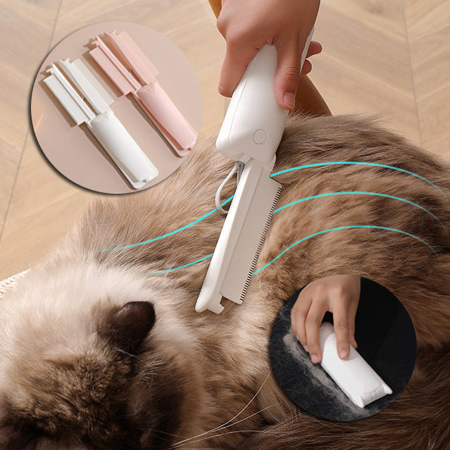 Pet Hair Removal Grooming Brush Dog Massage Tool