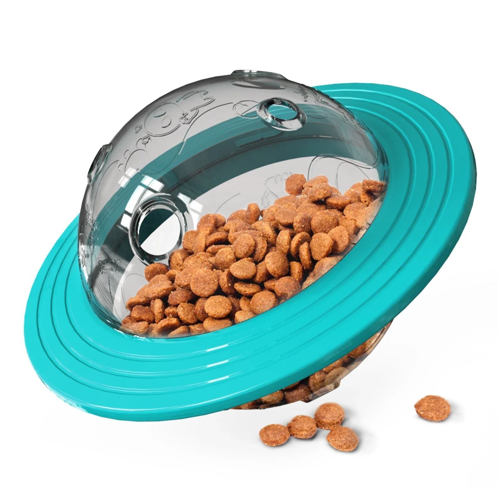 Dog Interactive Food Leaking Dispensing Treat Ball For Small