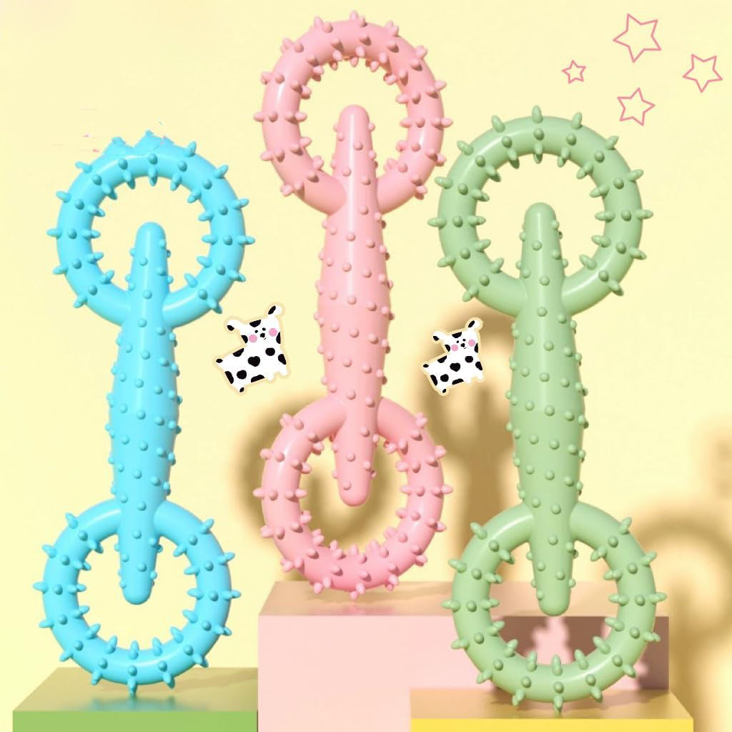 TPR Dog Chew Ring Teething Toy