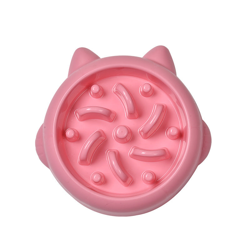 Anti-Choking Slow Feeder Dog Cat Bowl Plate