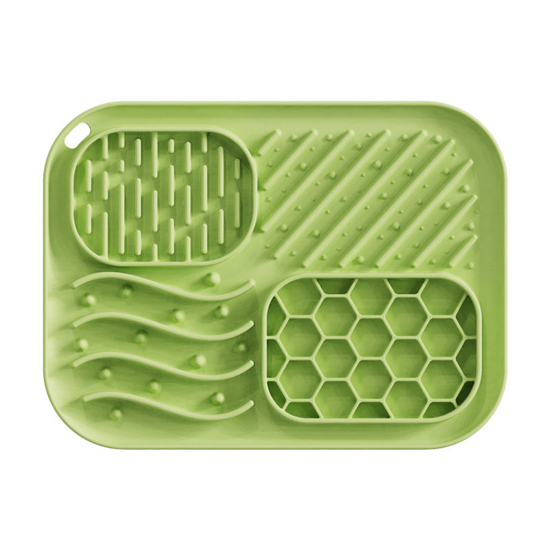 Suction Cup Dog Slow Feeder Anti-Choking Mat Bowl