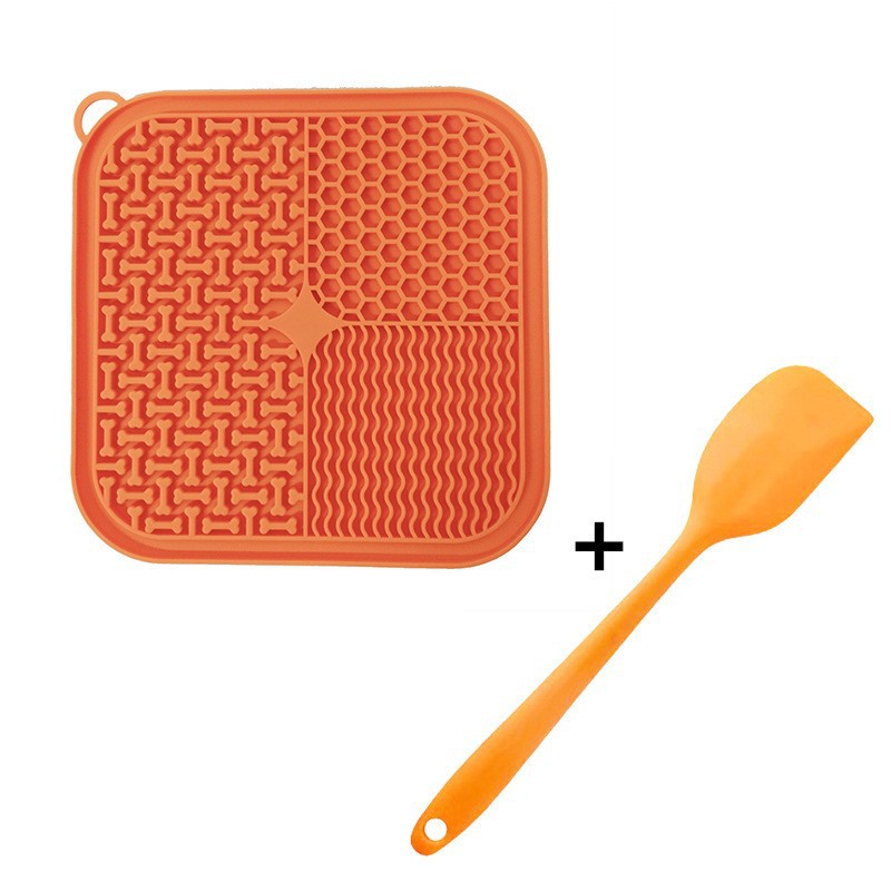 Dog Licking Mat Slow Feeder Suction Cup Anxiety Relief Pad