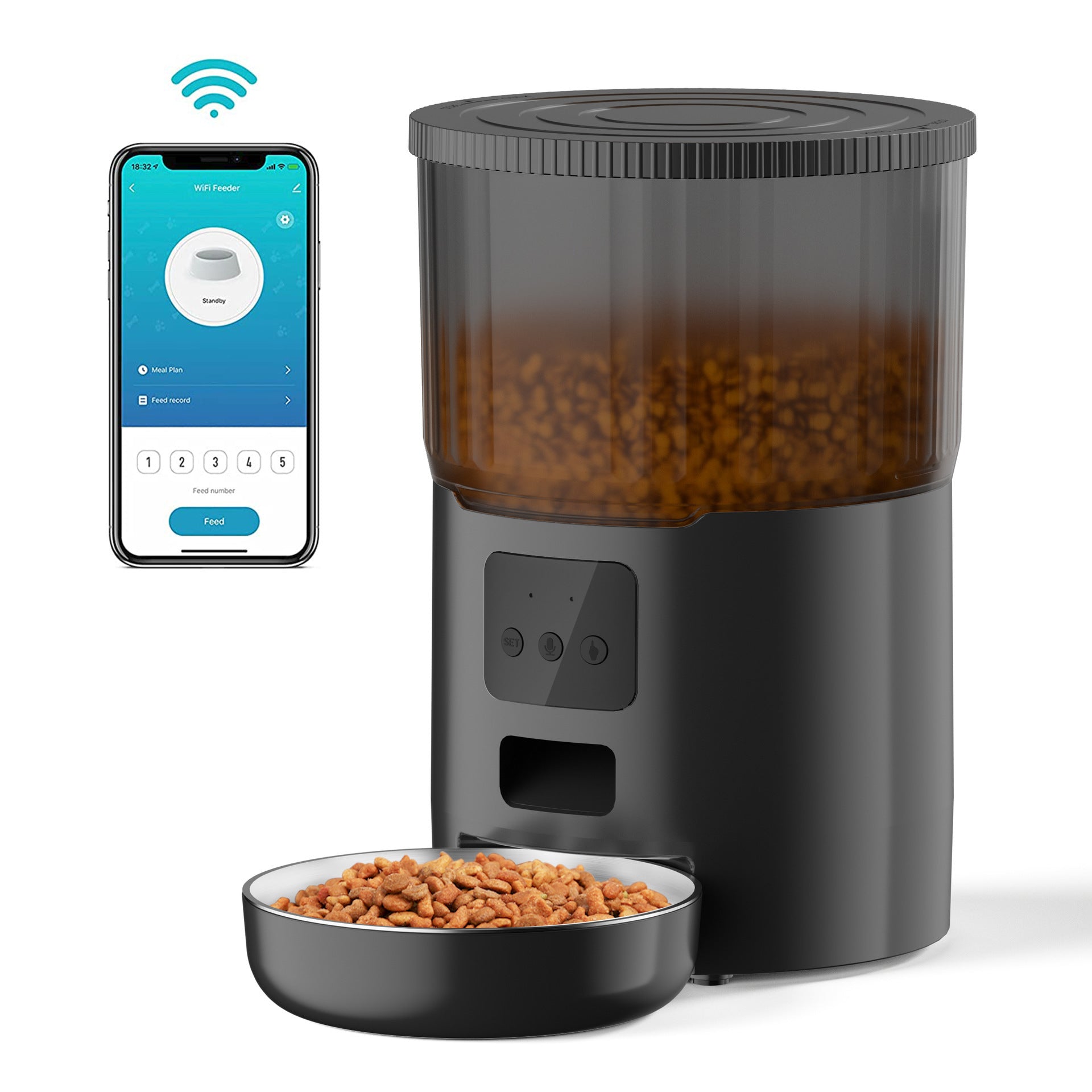 Automatic Smart Pet Feeder Food Dispenser