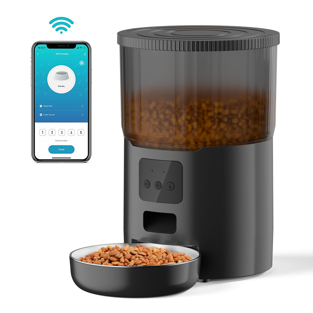 Automatic Smart Pet Feeder Food Dispenser