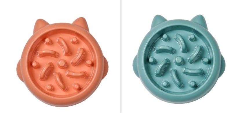 Anti-Choking Slow Feeder Dog Cat Bowl Plate
