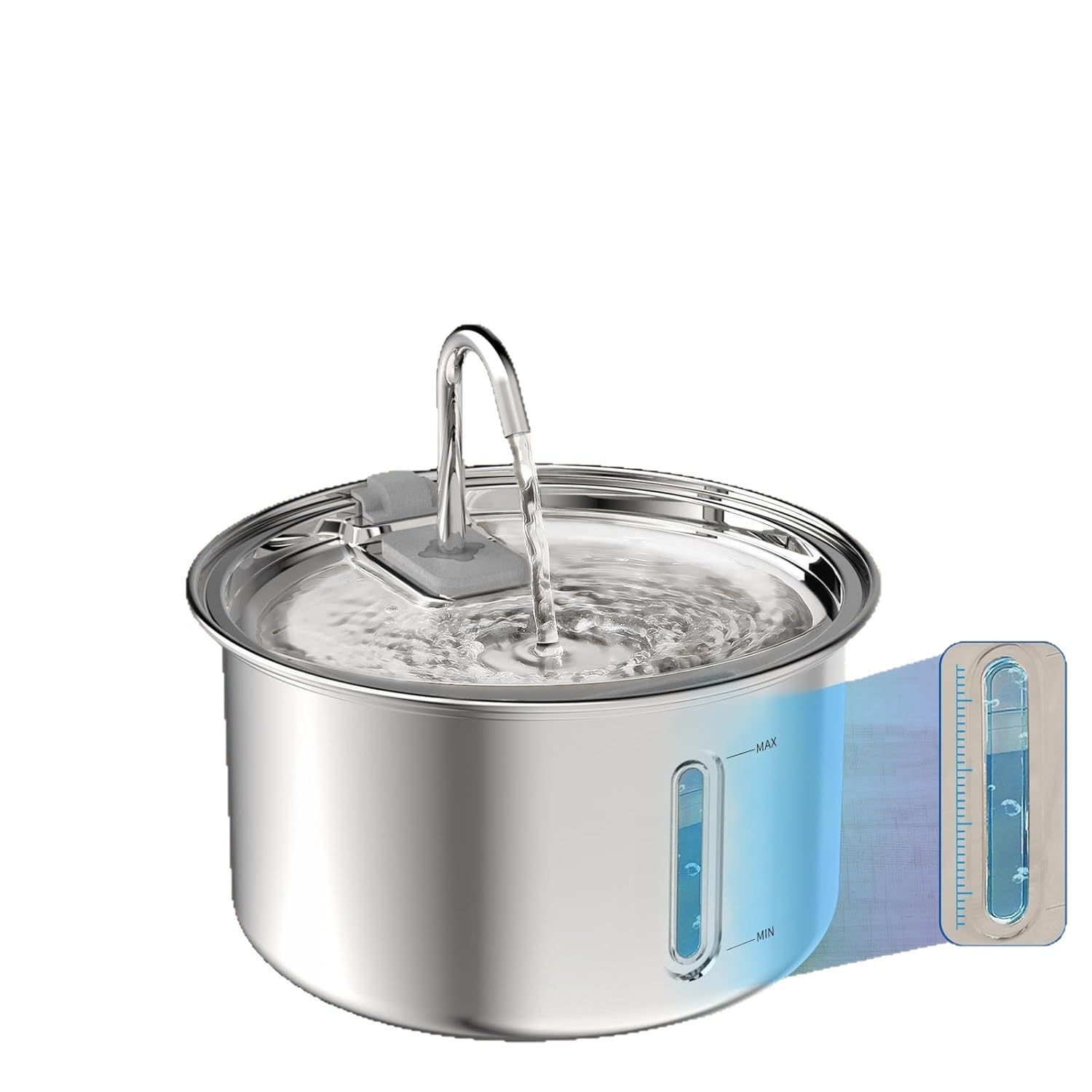 Cat Water Fountain 304 Stainless Steel Cat Water Dispenser