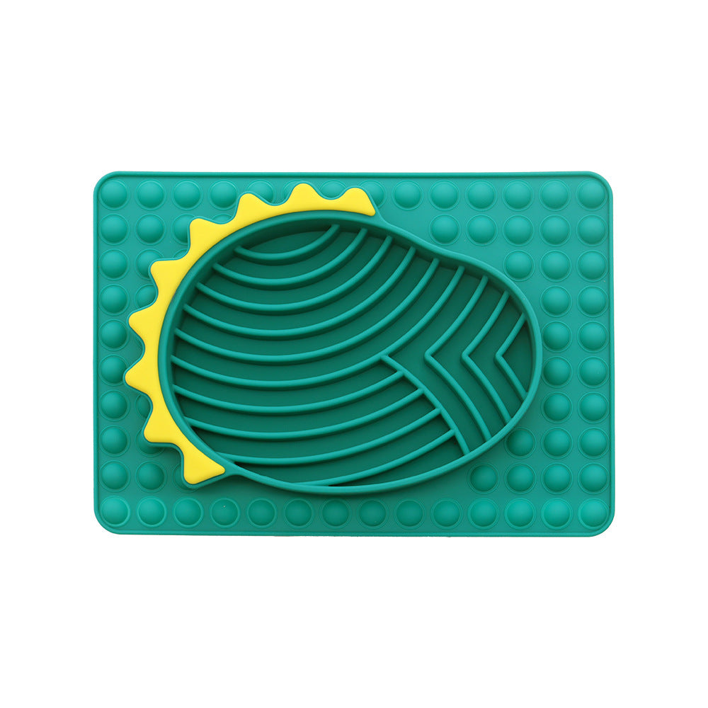 Stable Slow Feeder Licking Mat Dog  Bowl